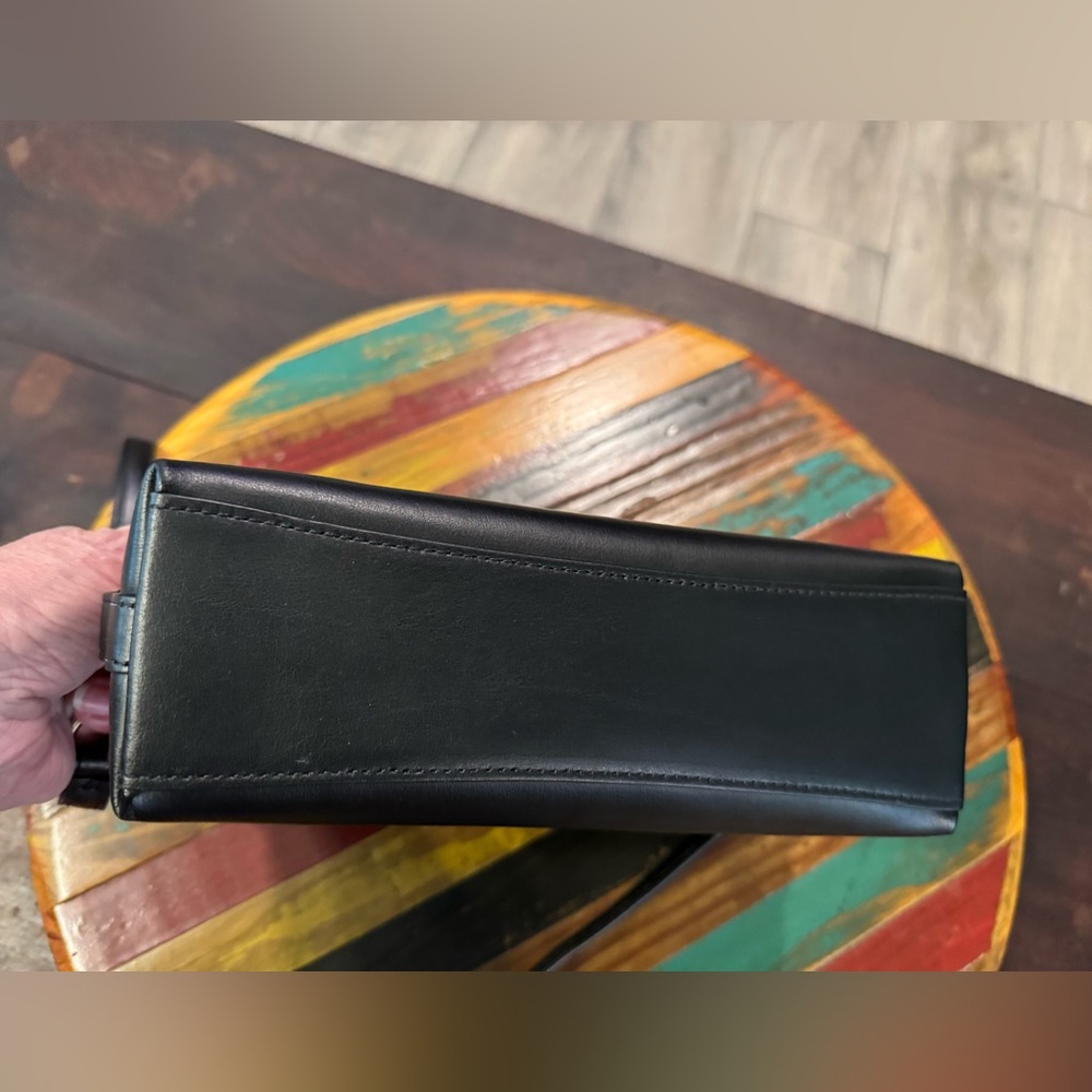 Coach Brown & Black Signature Crossbody with Matching Card Case - Picture 7 of 14